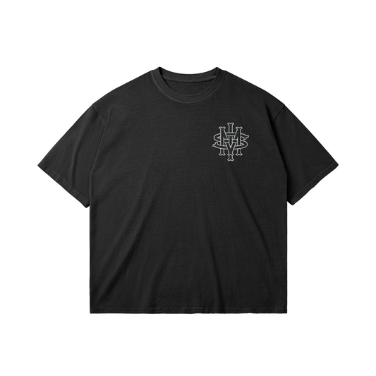 MATERIALISM 'University' T Shirt [vnt.blk].