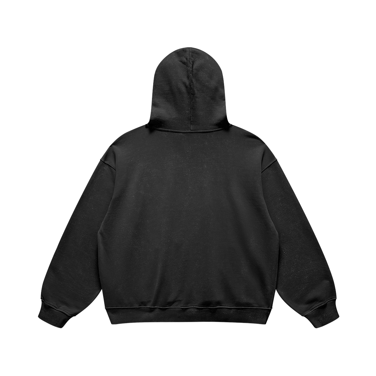 MATERIALISM 'University' Heavyweight Hooded Sweatshirt [vnt.blk].