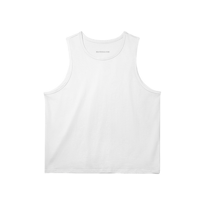 MATERIALISM Longline Tank [wht]