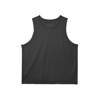 MATERIALISM Longline Tank [blk]