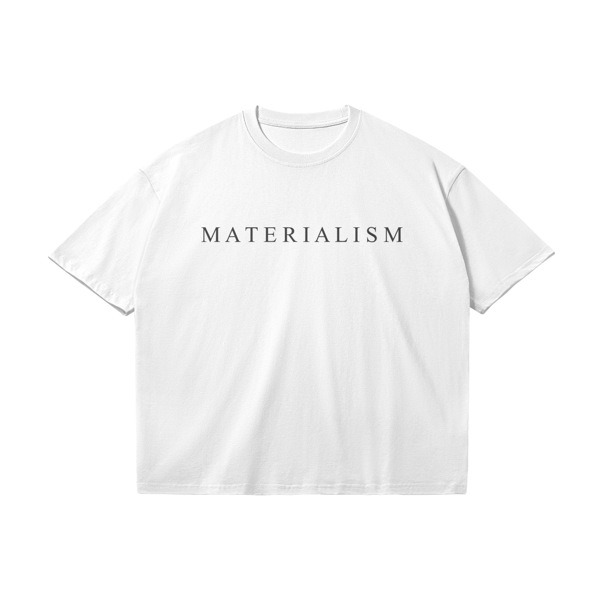 MATERIALISM 'Logo' T Shirt [wht]