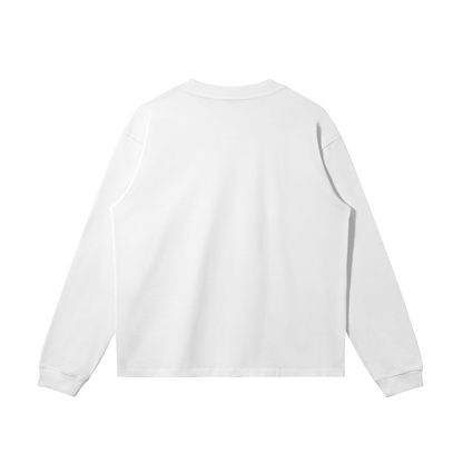 MATERIALISM 'Logo' L/S T Shirt [wht]