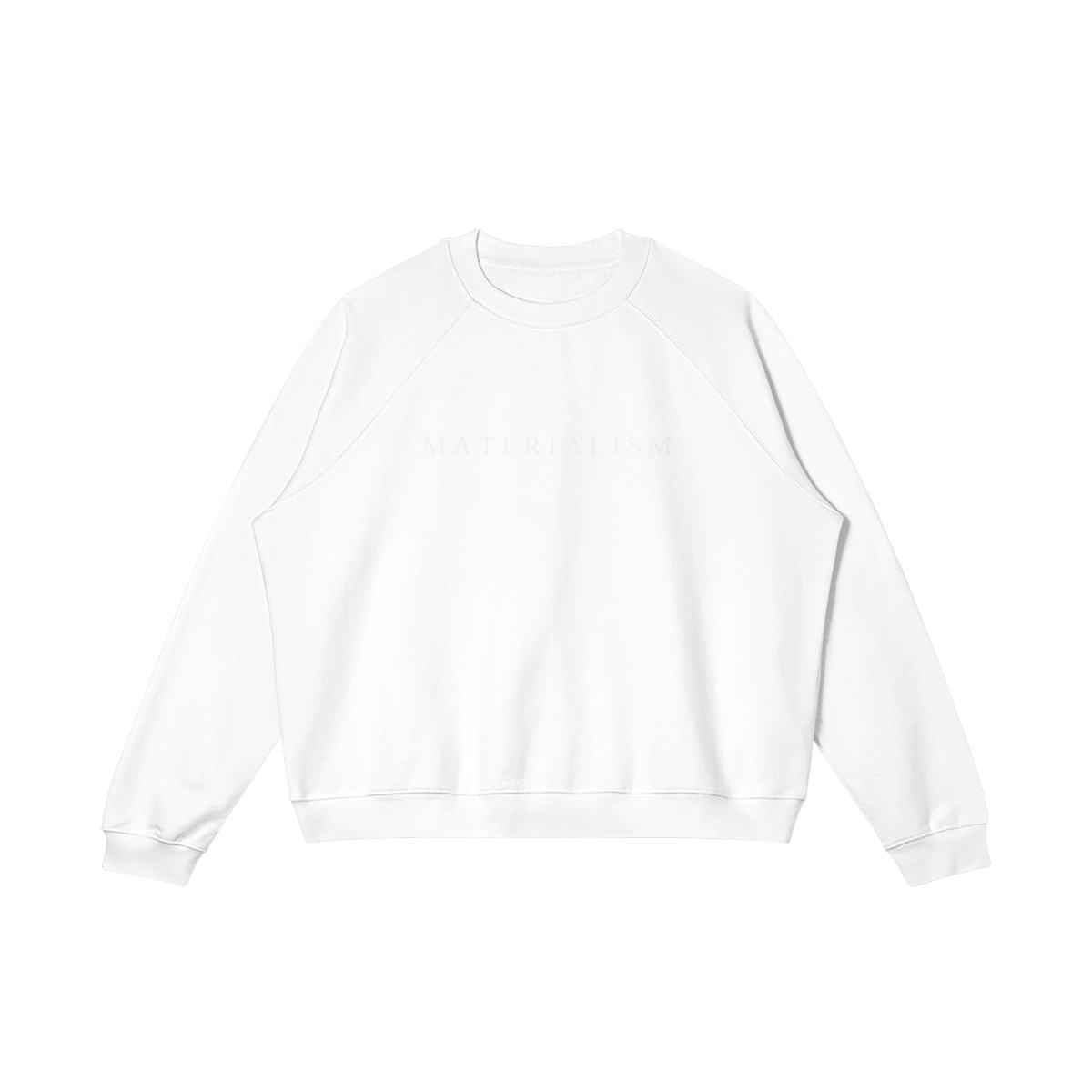 MATERIALISM 'Logo' Sweatshirt [wht]