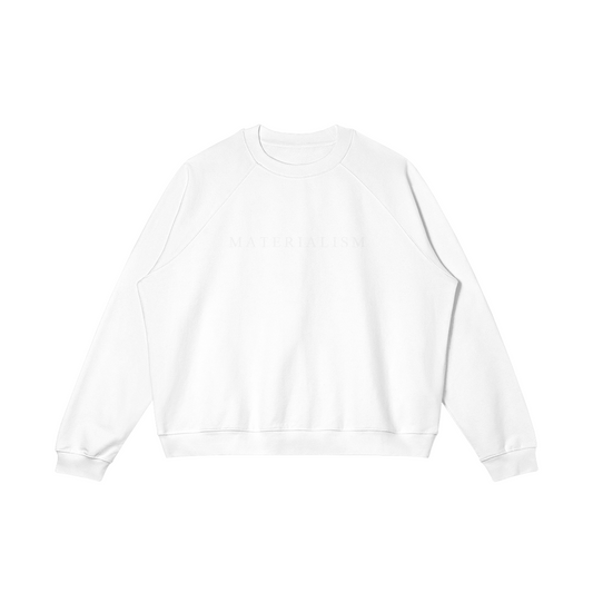 MATERIALISM 'Logo' Sweatshirt [wht]