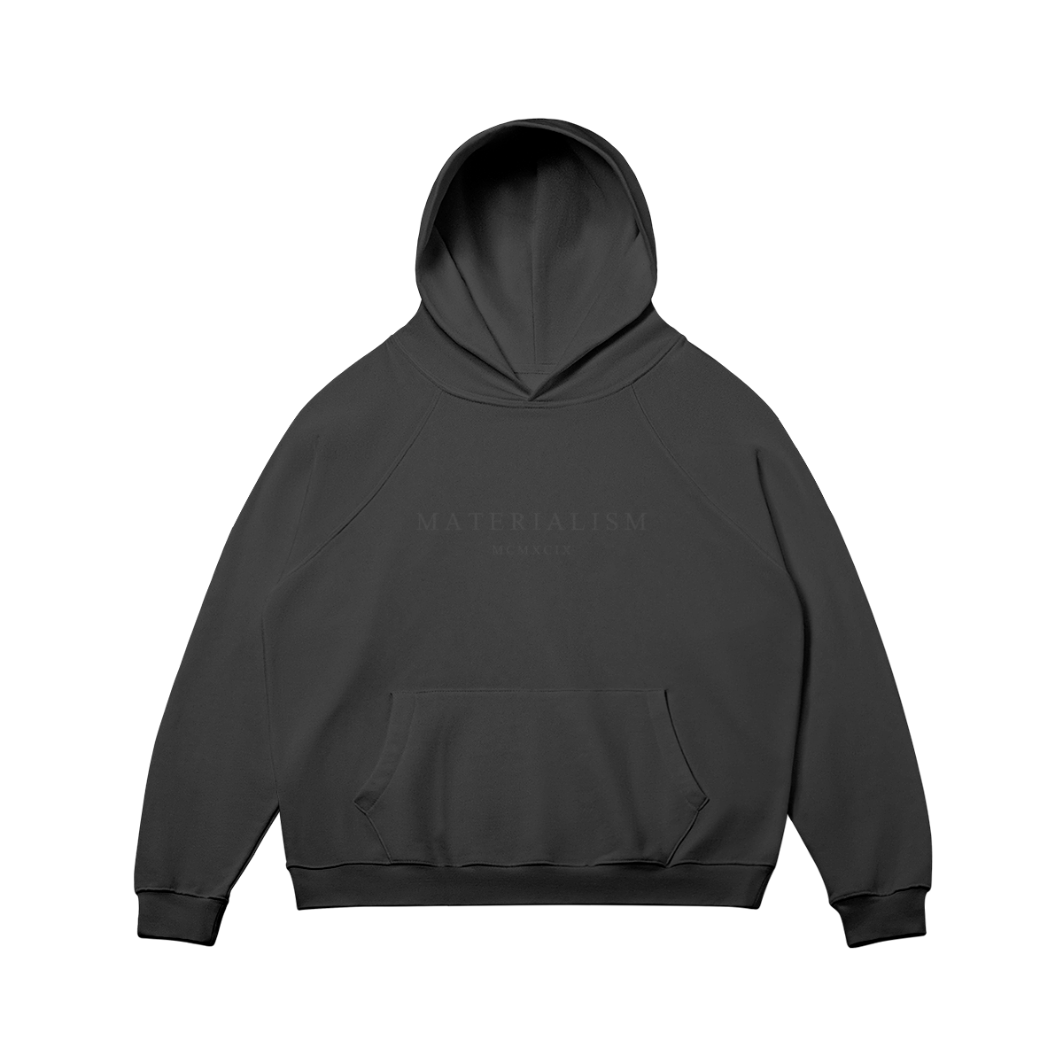 MATERIALISM 'Logo' Hooded Sweatshirt [blk]