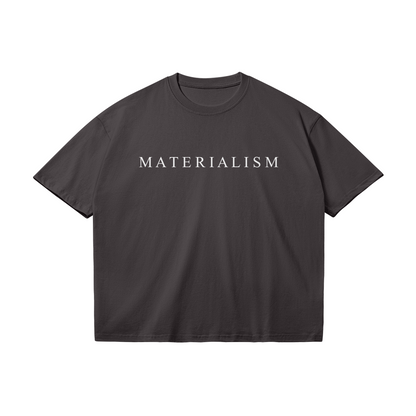 MATERIALISM 'Logo' T Shirt [d.gry]