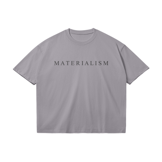 MATERIALISM 'Logo' T Shirt [l.gry]